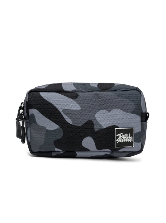 THRILL SEEKERS Black Camo Bar Bag